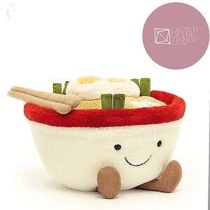 NWT JellyCat Amuseables Ramen Noodle Bowl Plush Toy